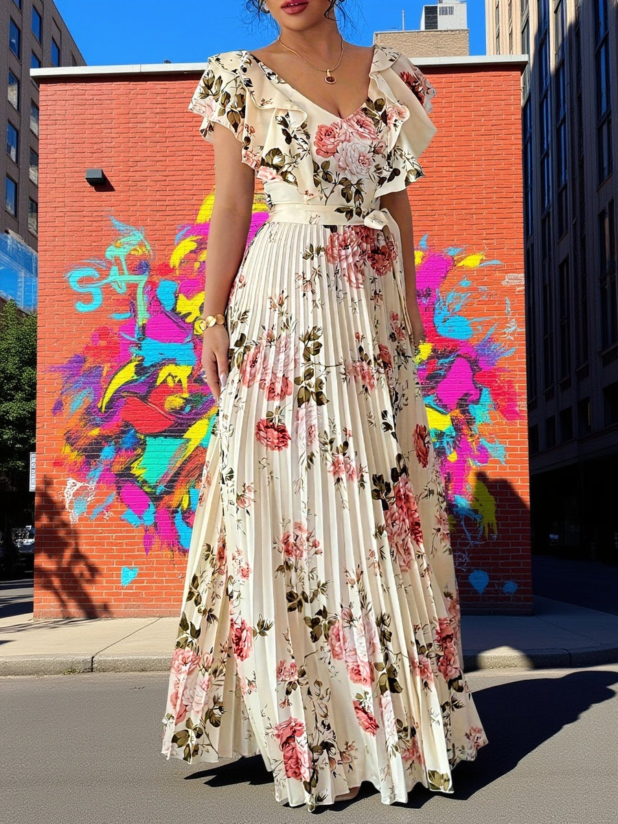 Soraya | Wedding Guest Maxi Dress Floral
