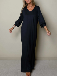 Juniper | Maxi Sundress V-Neck Long Sleeve