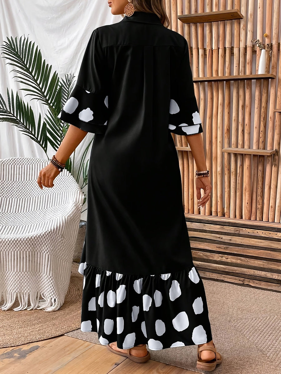 Wanda | Midi Dress Button-Front