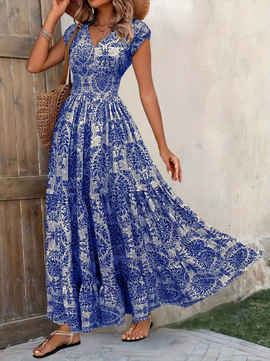 Madison | Boho Maxi Sundress V-Neck