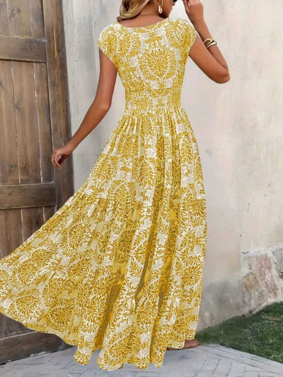 Madison | Boho Maxi Sundress V-Neck