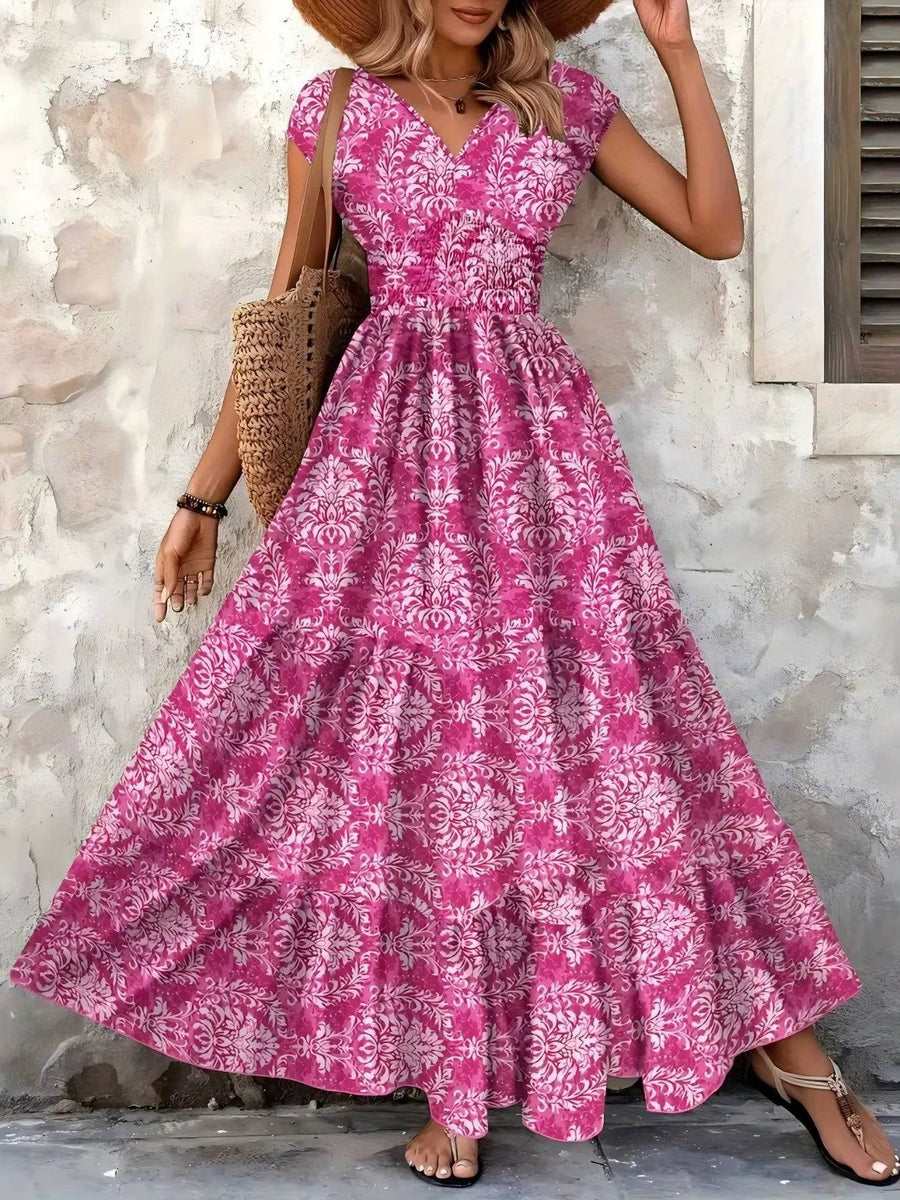 Madison | Boho Maxi Sundress V-Neck