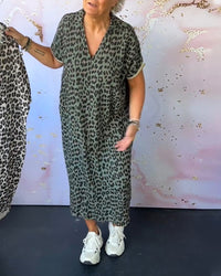 Michelle | Midi Sundress Animal Print