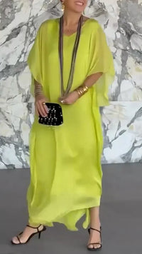 Aubrey | Maxi Sundress Batwing Sleeve