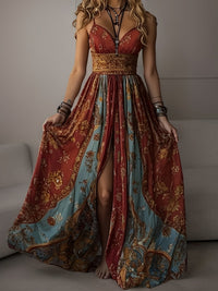 Kendall | Floral Maxi Dress V-Neck