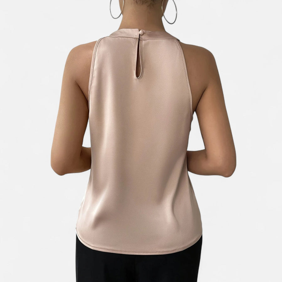Beatrice | Blouse Pleated Sleeveless