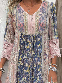 Elena | Boho Sundress Lace Floral