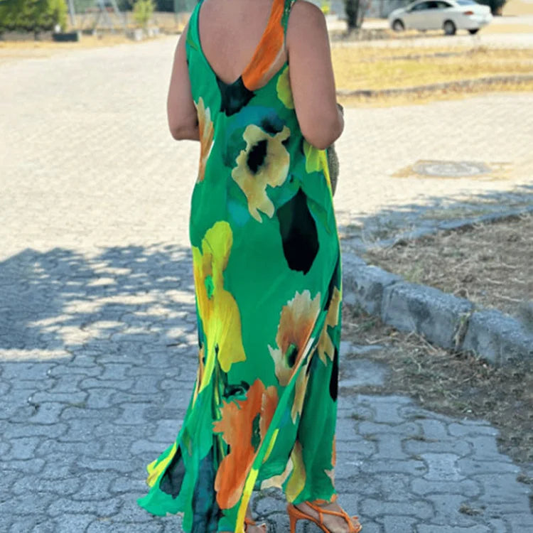Annabelle | Maxi Sundress Floral Sleeveless
