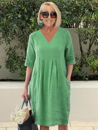 Thalia | Midi Sundress V-Neck