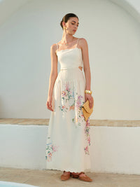 Luna | Maxi Sundress Strapless Floral