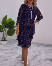 Sloane | Boho Dress Lace Polka Dot