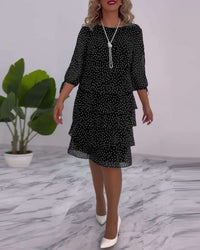 Sloane | Boho Dress Lace Polka Dot