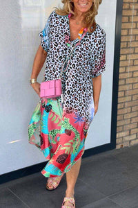 Colette | Sundress Animal Print Tropical