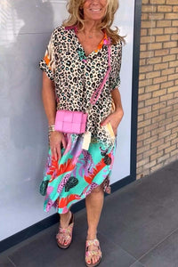 Colette | Sundress Animal Print Tropical