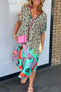 Colette | Sundress Animal Print Tropical