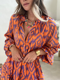 Sloane | Mini Sundress Long Sleeve Tiered