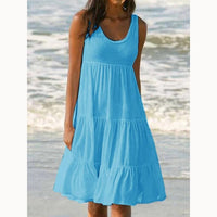 May | Mini Sundress Tiered Sleeveless