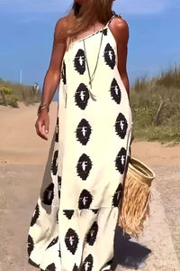Beatrice | Wedding Guest Maxi Dress One-Shoulder