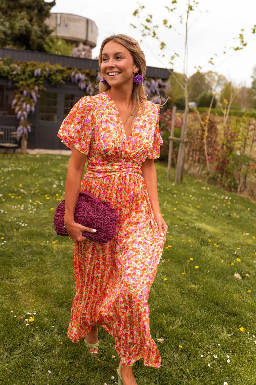 Vivian | Floral Maxi Dress Floral