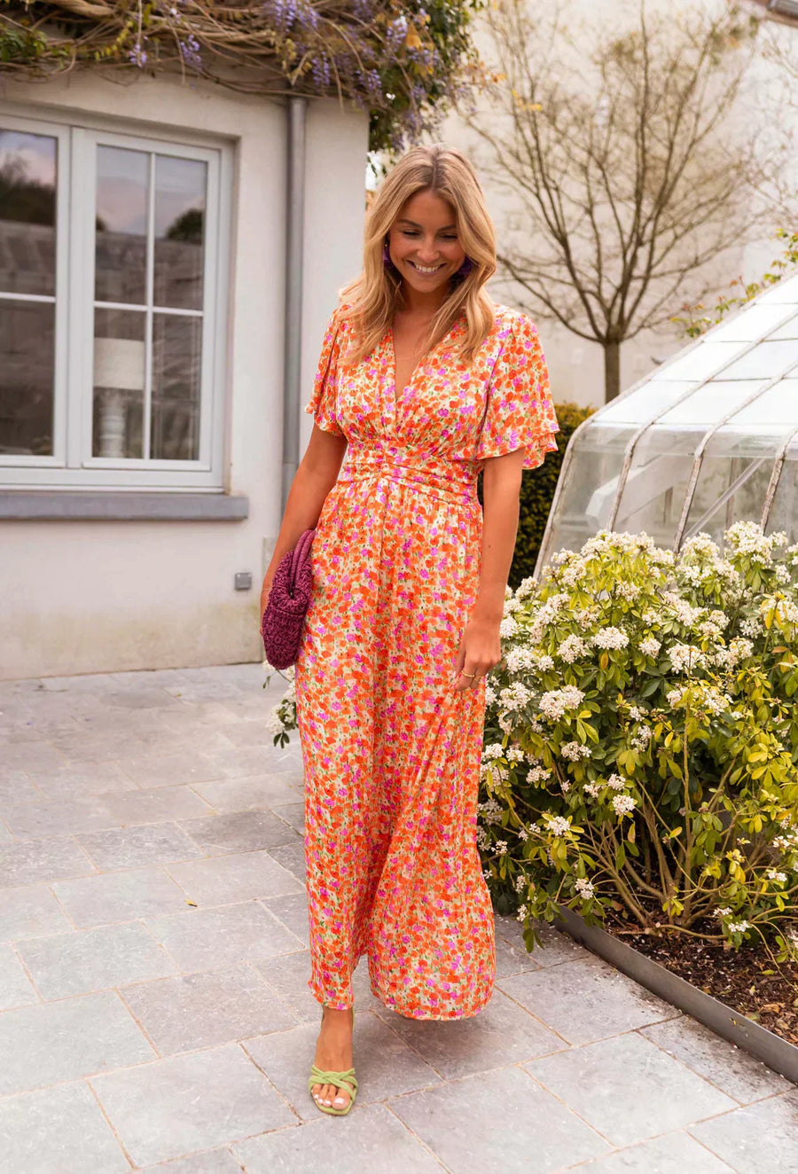 Vivian | Floral Maxi Dress Floral