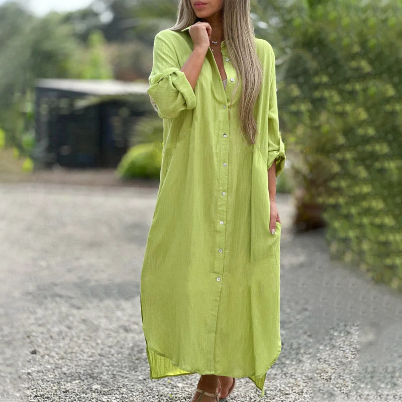 Daisy | Shirt Dress Button Front