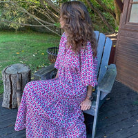 Riley | Boho Sundress Floral V-Neck