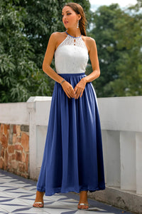 Audrey | Wedding Guest Maxi Dress Halter