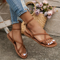 Kinsley | Strappy Sandals Orthopedic Open Toe Buckle