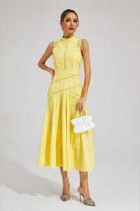 Theodora | Wedding Guest Midi Dress Lace A-Line