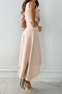 Madeleine | Wedding Guest Dress Wrap Asymmetric