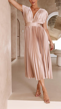 Tiana | Wedding Guest Midi Dress A-Line